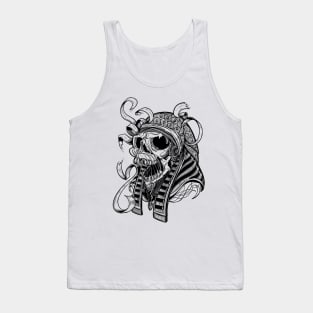 Ancient Mummy Skull Tank Top